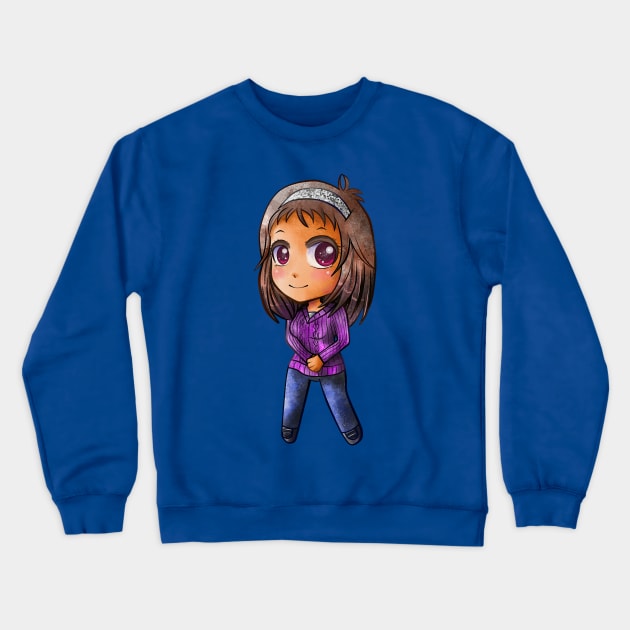 Chibi Clarity Nane Crewneck Sweatshirt by Yennie Fer (FaithWalkers)